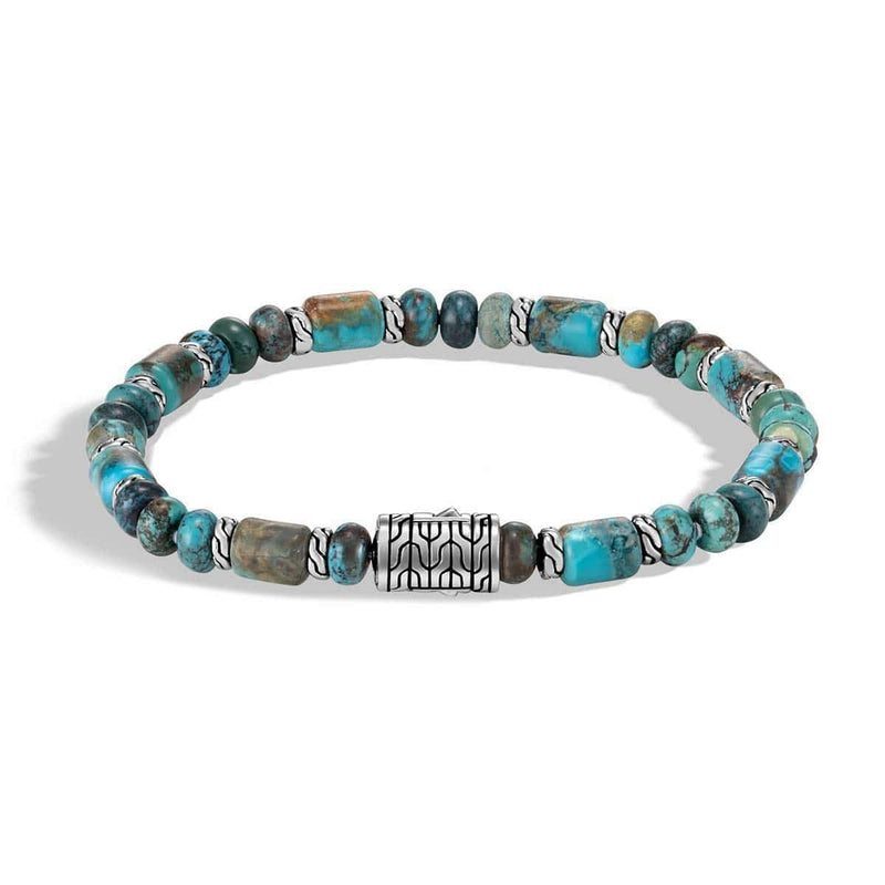 Classic Chain Men's Turquoise Mix Bracelet - BMS993251MTQ-John Hardy-Renee Taylor Gallery