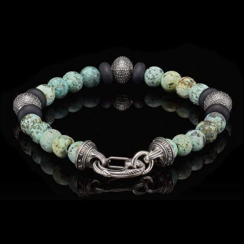 Men's Nassau Bracelet - BB11 TQ-William Henry-Renee Taylor Gallery