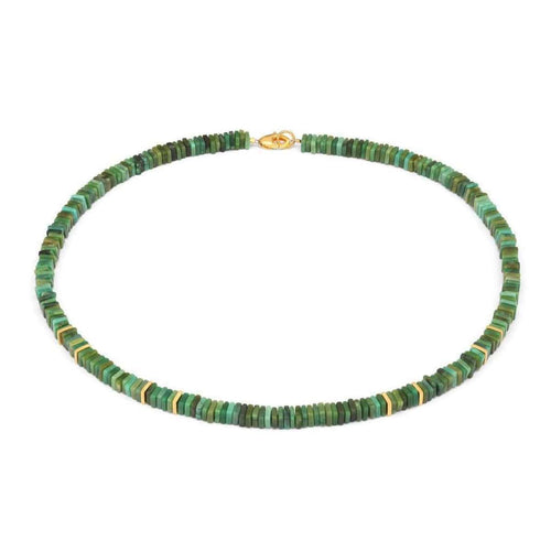 Platino Green Turquoise Necklace - 84420356-Bernd Wolf-Renee Taylor Gallery