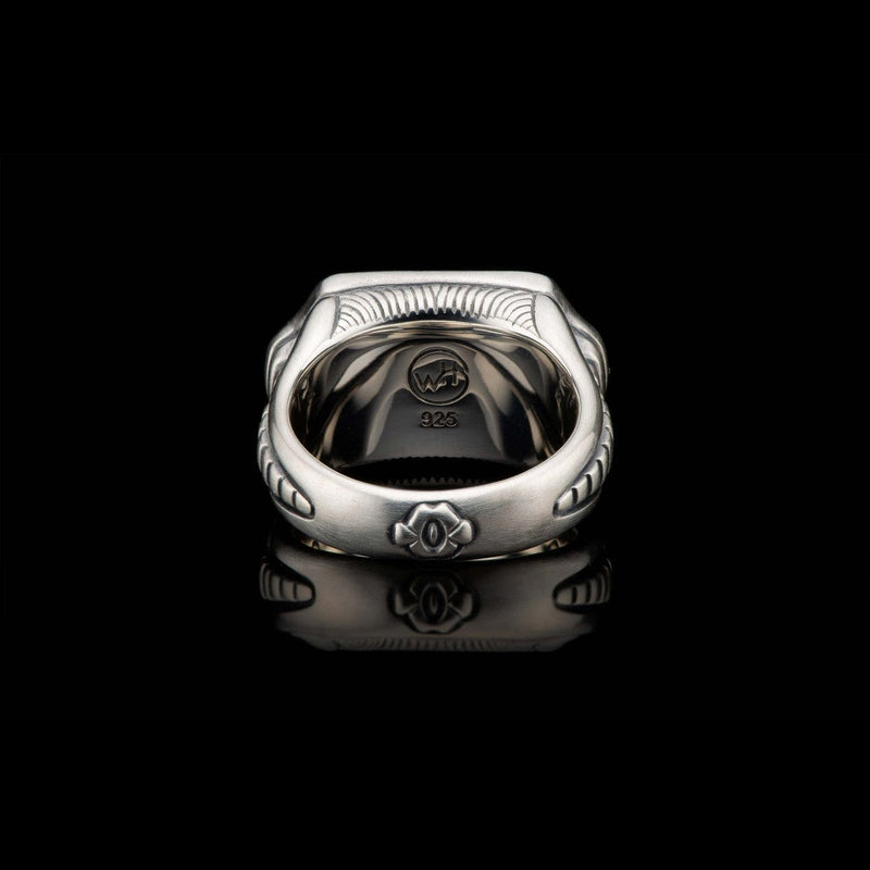 Men's Sleek Meteorite Ring - Ring 8 MET-William Henry-Renee Taylor Gallery